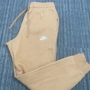 Nike Tan Sweatpants Relaxed Fit Joggers